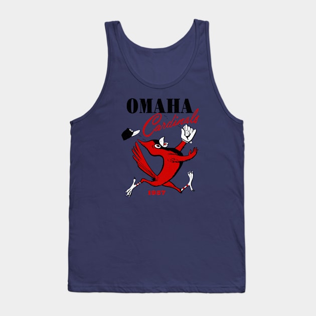 Defunct Omaha Cardinals Baseball 1957 Tank Top by LocalZonly